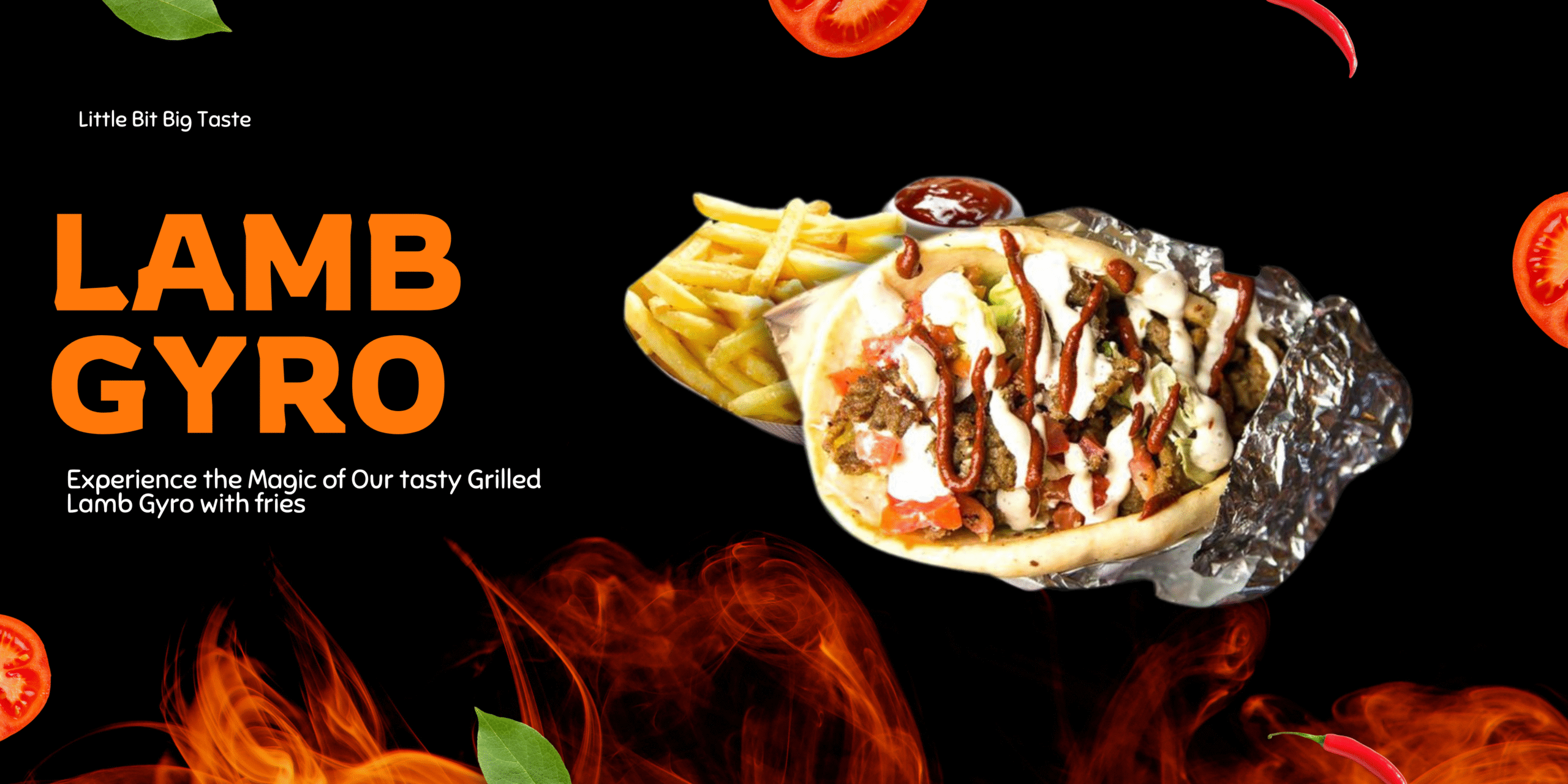 Orange Gradient Modern Food Banner (10)