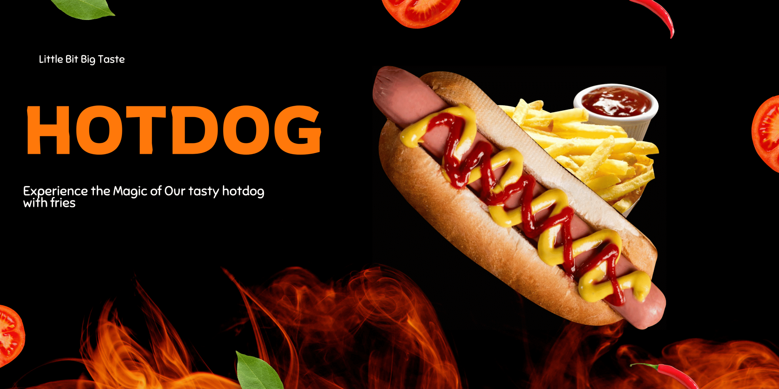 Orange Gradient Modern Food Banner (11)